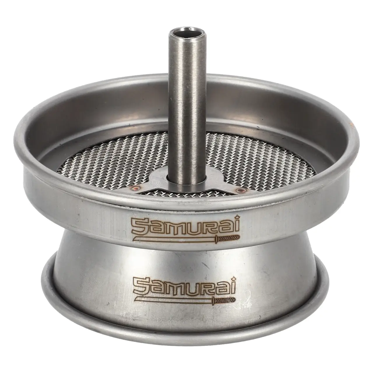 Massiver Kaminaufsatz mit Sieb - Silber