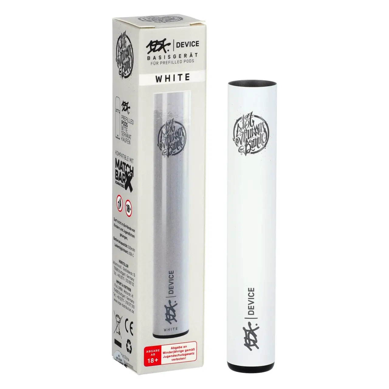 187 Strassenbande Basisgerät für Prefilled Pods in der Farbe Weiß - mit Verpackung
