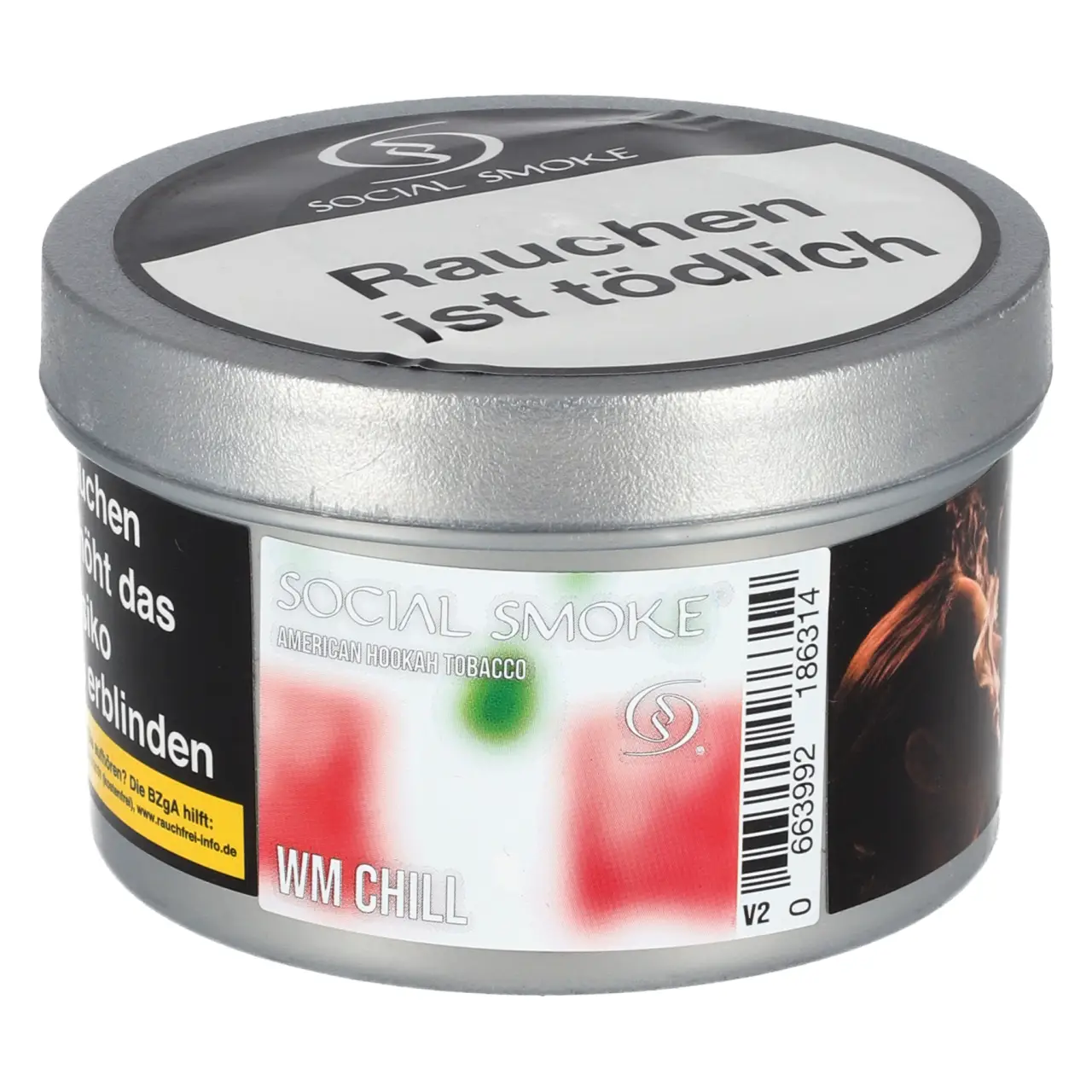 Social Smoke Watermelon Chill Shisha Tabak 200g