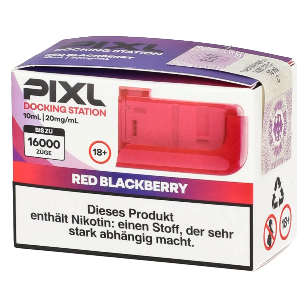 Pixl Docking Station Red Blackberry