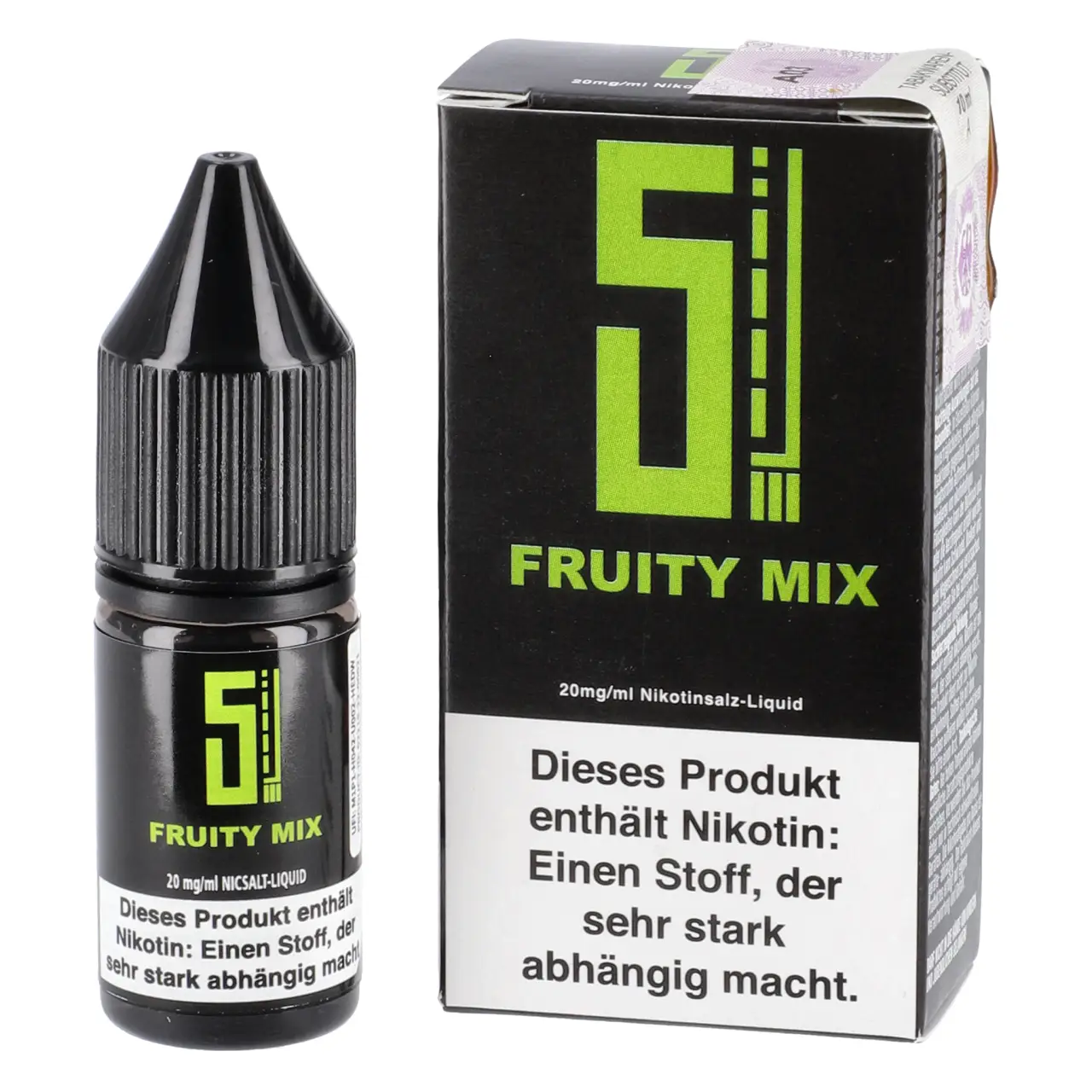 Fruity Mix - 5EL Nikotinsalz Liquid für Mehrweg Vapes - 10ml