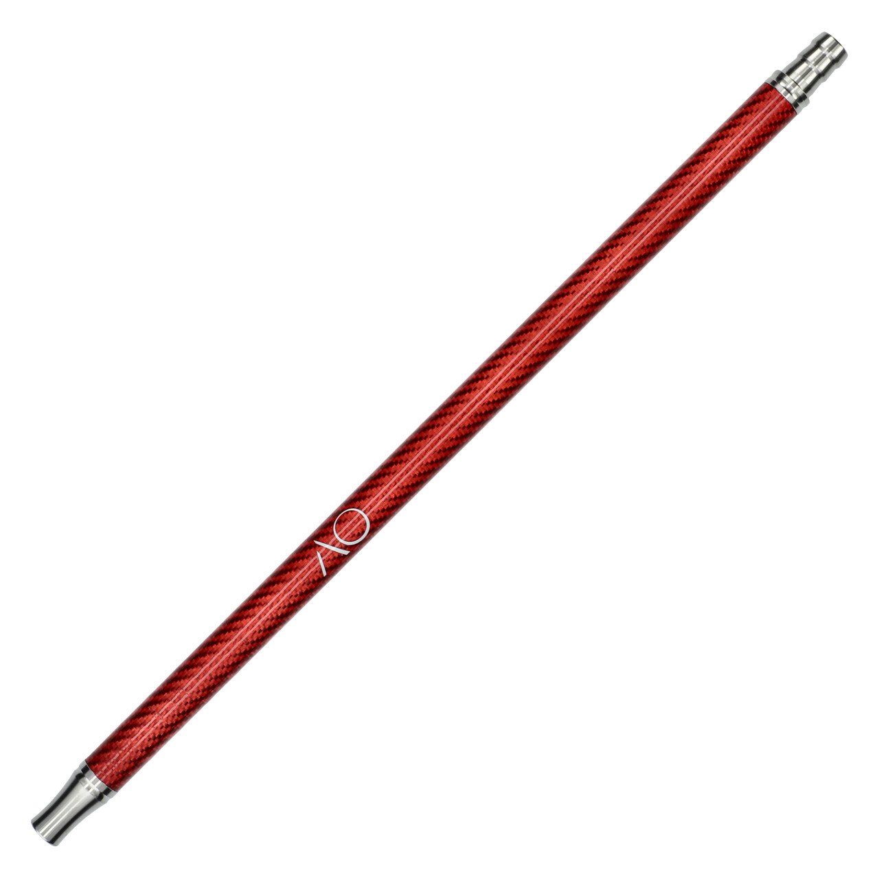 SHWD11116 AO Carbon-Mundstück Rot, Edelstahl V2A, 37,5 cm