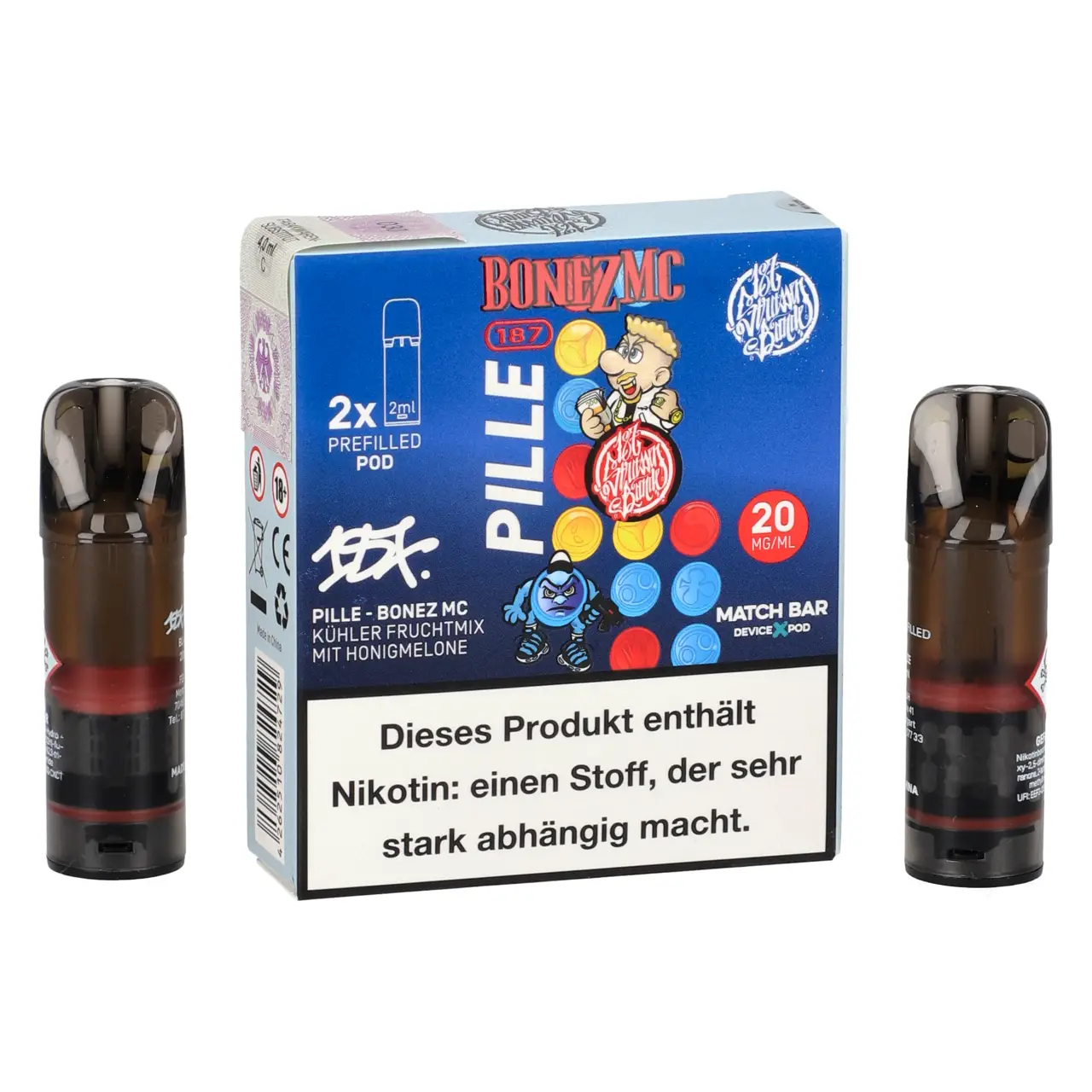 187 Pods Bonec MC Pille im 2er Pack