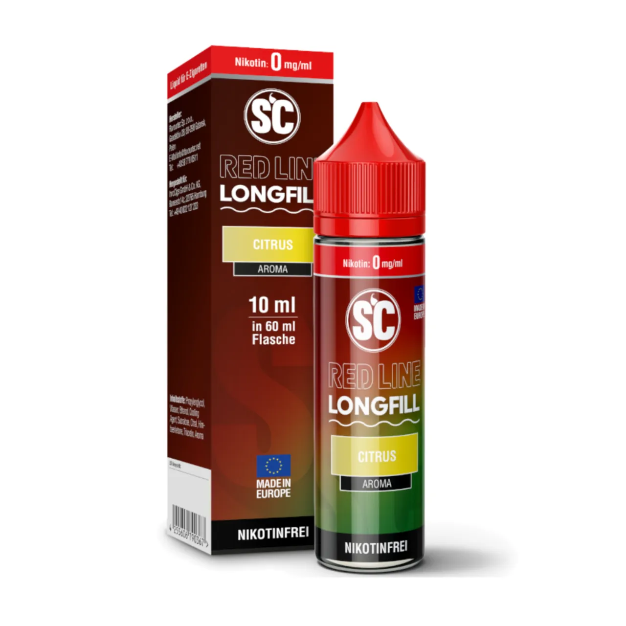 SC Red Line Longfill - Citrus - Zitrusfrüchte - Aroma 10ml SC Red Line Longfill Citrus Aroma