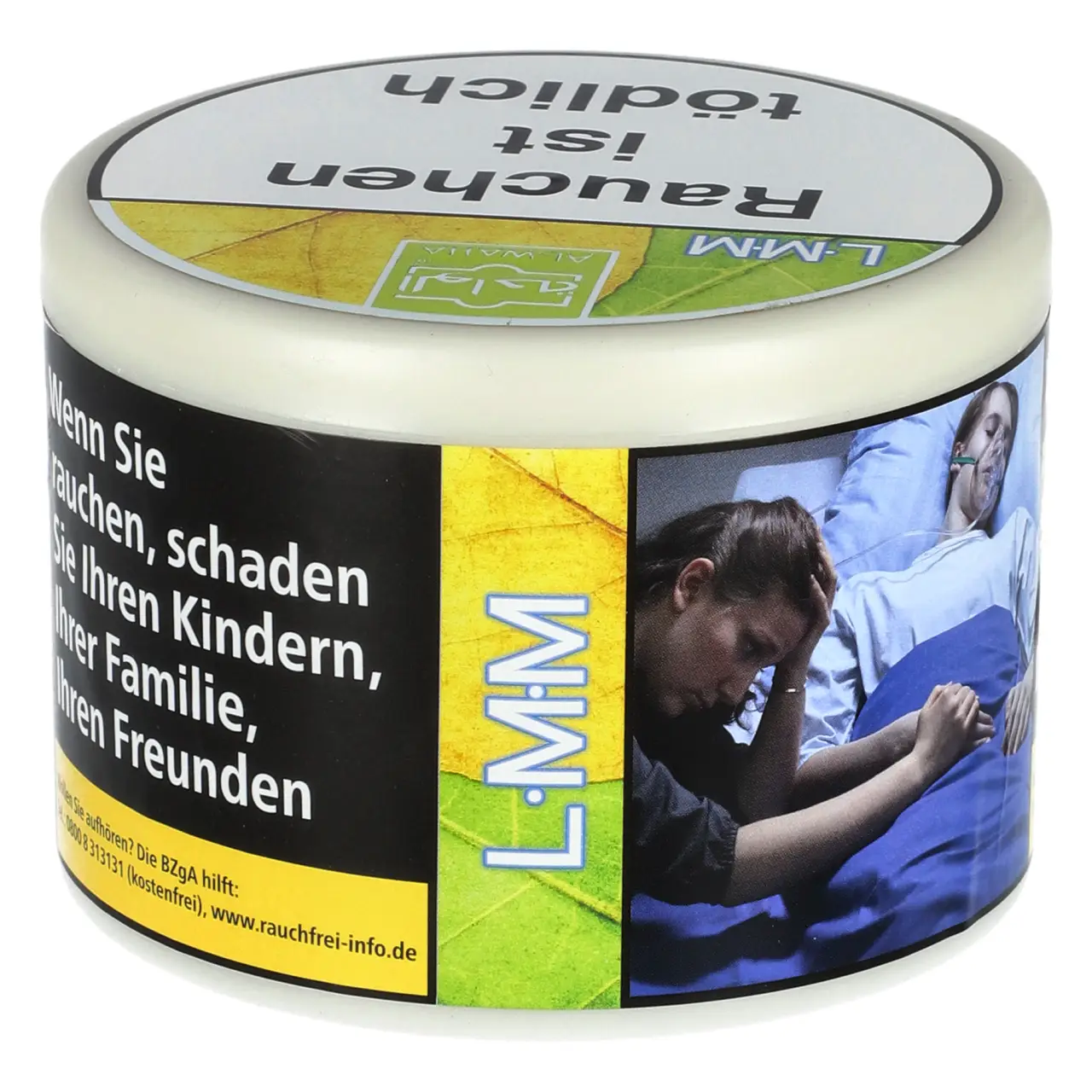 Al Waha Pfeifentabak Zitrone Minze (L.M.M.), 100g Al Waha Pfeifentabak L.M.M. - Zitrone Minze - 100g