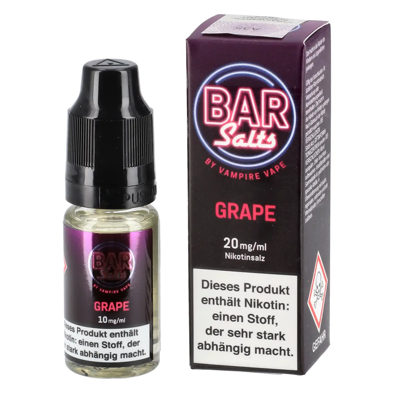 Grape - Bar Salts Nikotinsalz Liquid by Vampire Vape - 10ml