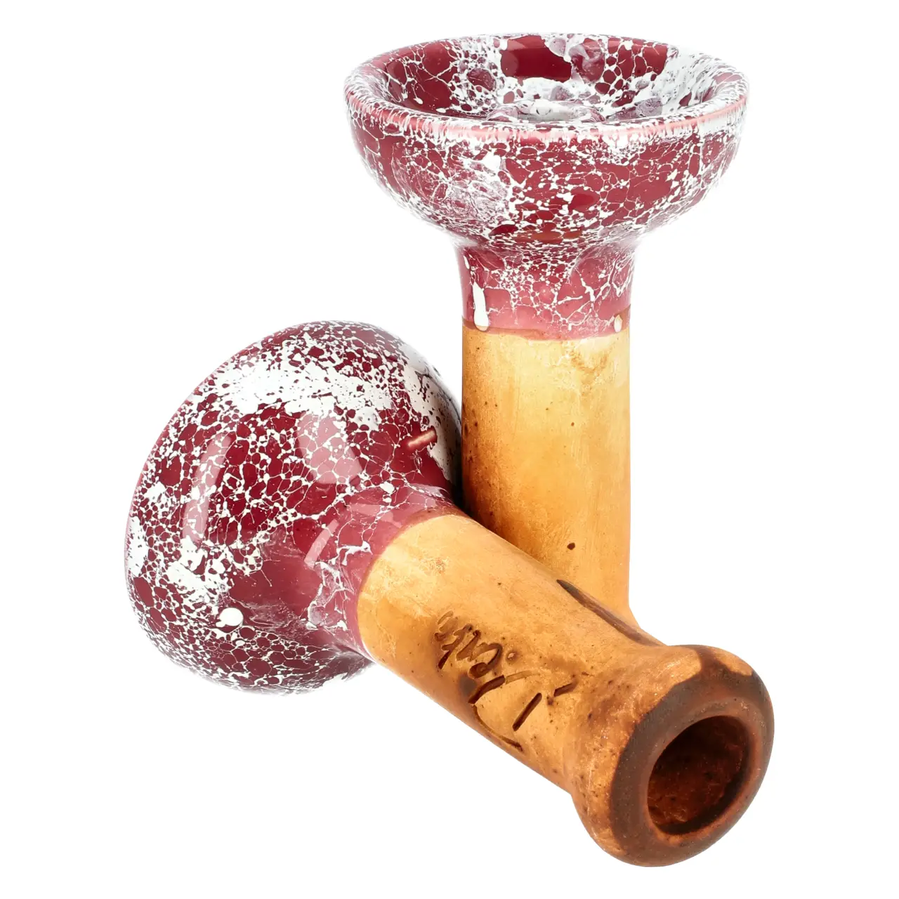 Denka Bowl Einloch Phunnel Violett-Weiß von Hinten