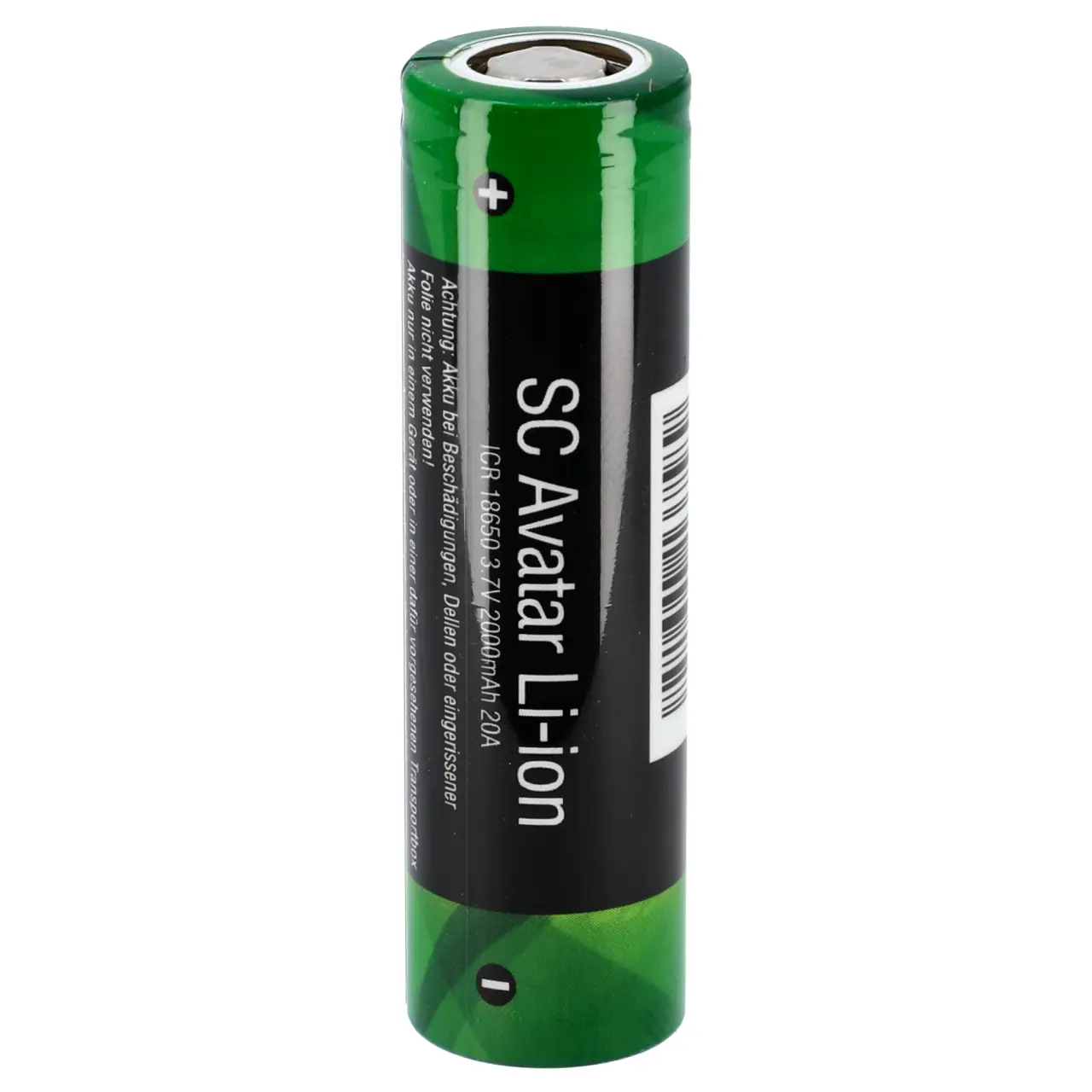 SC Avatar 18650 Akku mit 2000mAh