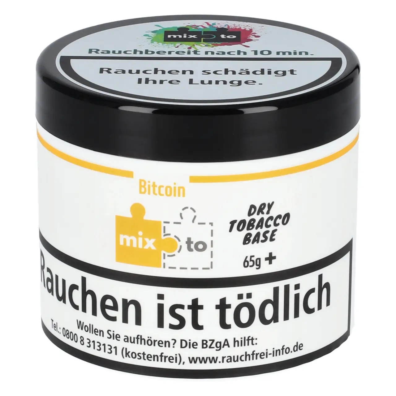 Mixto Dry Tobacco Base Pfeifentabak Bitcoin - gelbe Zitronenbonbons - 65g