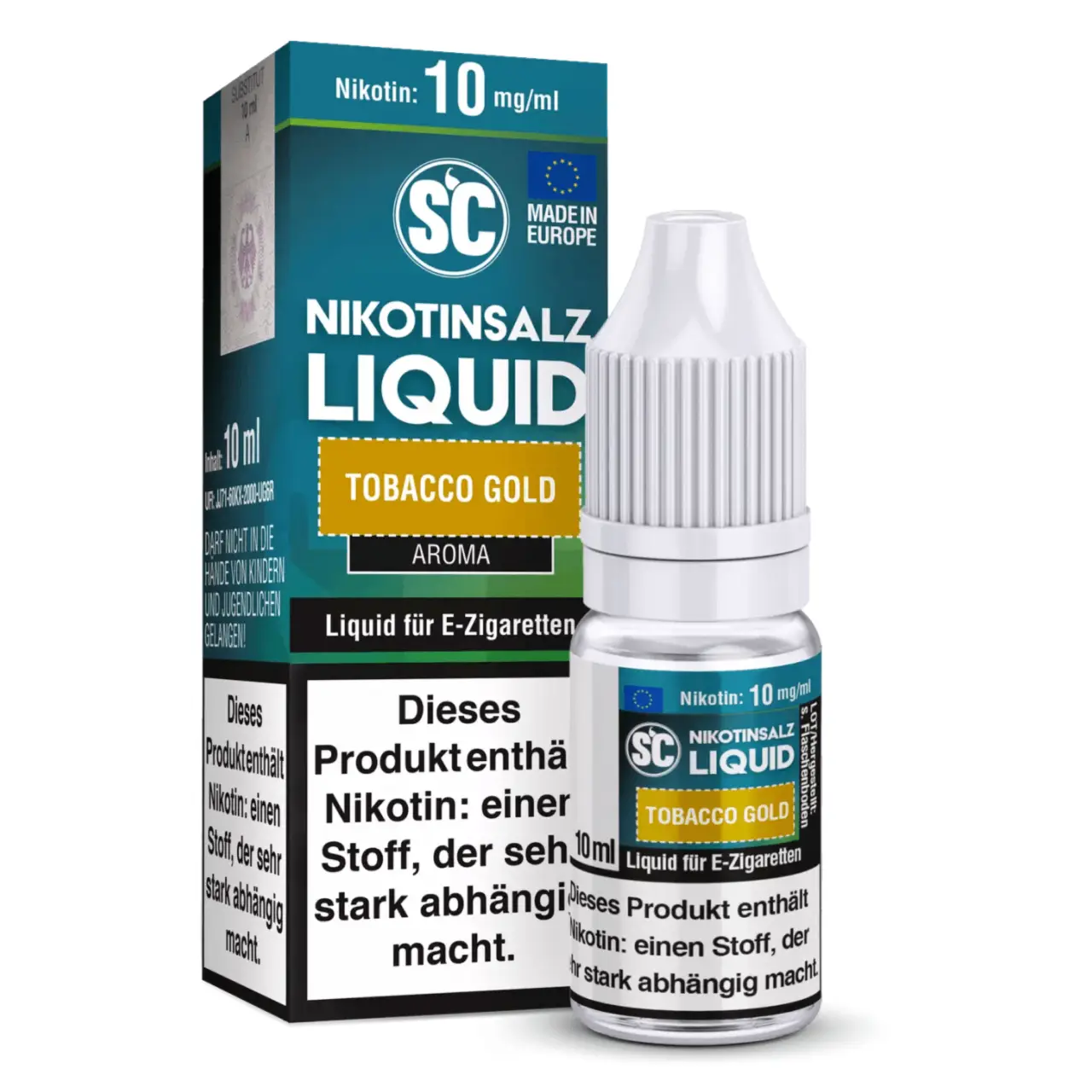 Tobacco Gold - SC Nikotinsalz Liquid 10ml