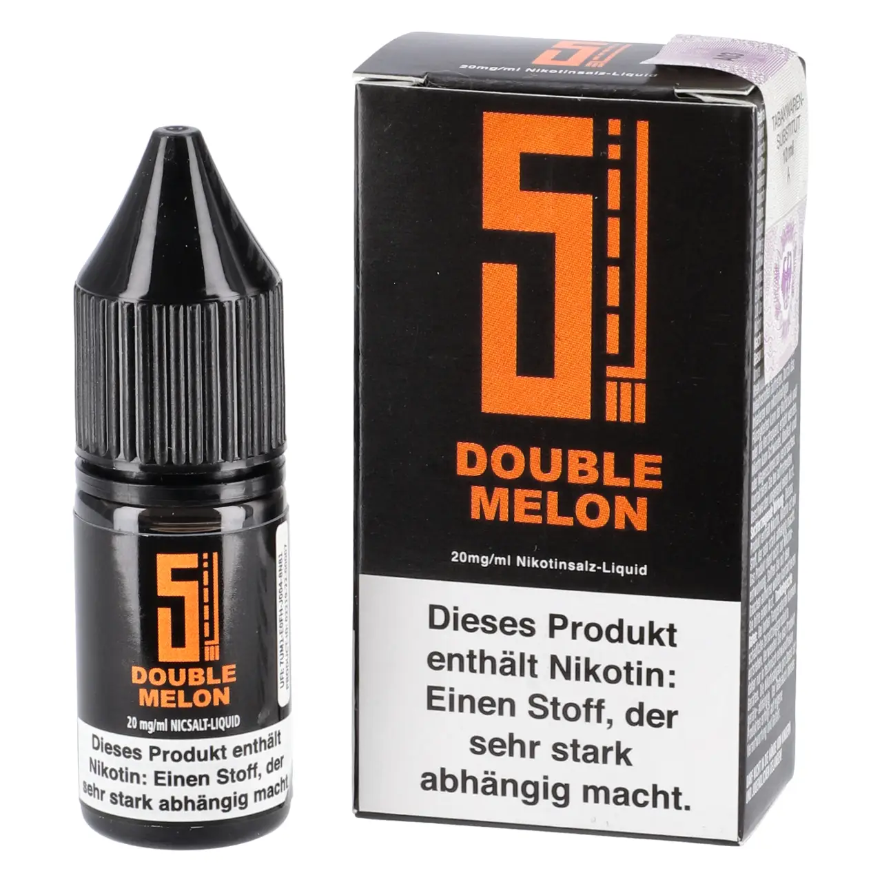 Double Melon - 5EL Nikotinsalz Liquid für Mehrweg Vapes - 10ml