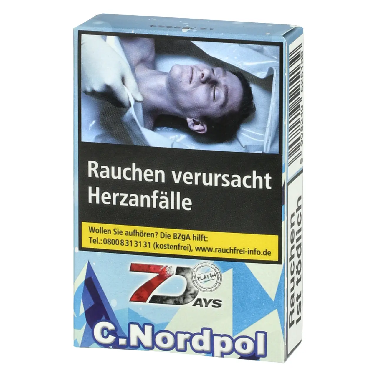 7 Days Platin Eisbonbon (C.Nordpol) Shisha Tabak, 25g 7 Days Platin Shisha Tabak C.Nordpol 25g