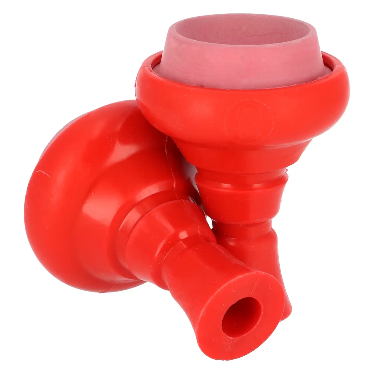 Kaya Silikon Tabakkopf Hydra Rot von Hinten