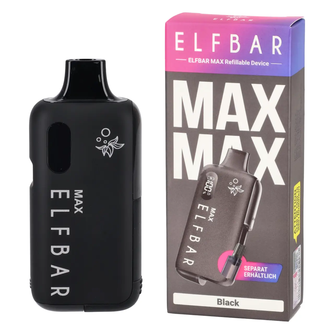 Elfbar MAX Refillable Device Black