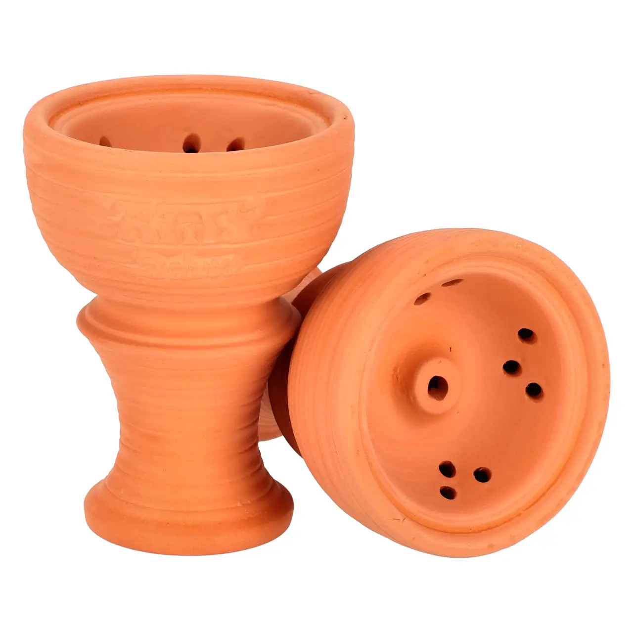 Naturtabakkopf Amy Deluxe, XXL 12-Loch Natur Tabakkopf Amy Deluxe XXL 12-Loch von Vorne