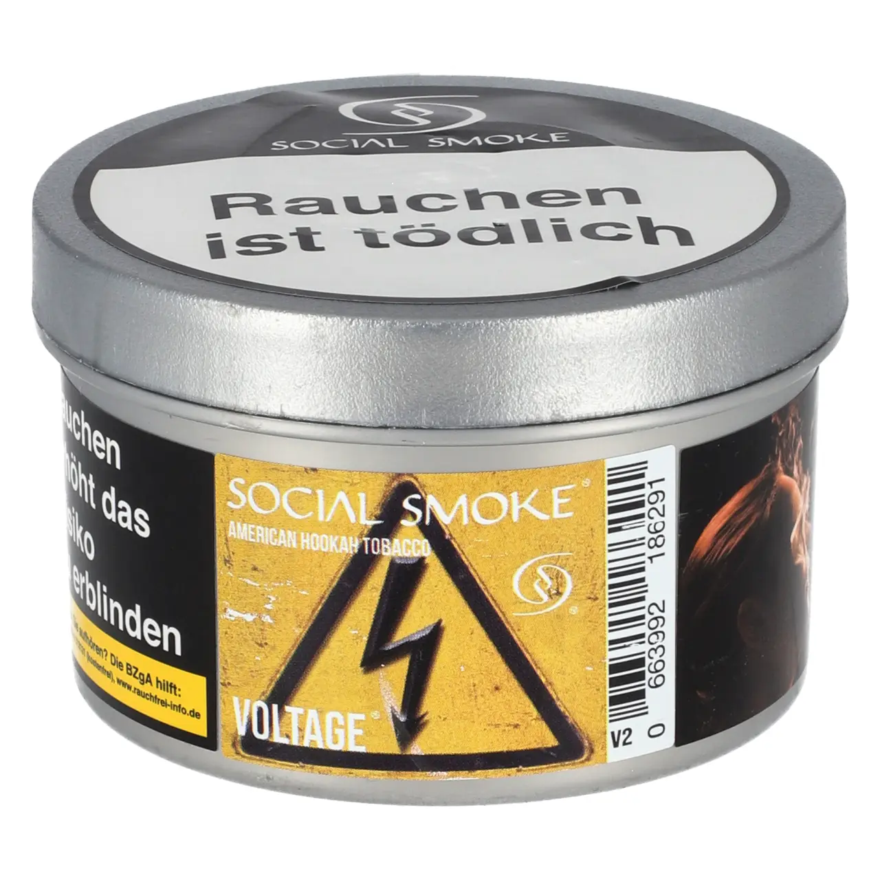 Social Smoke Voltage - Wassermelone Zitrone Amaretto - Shisha Tabak 200g Social Smoke Voltage Shisha Tabak 200g