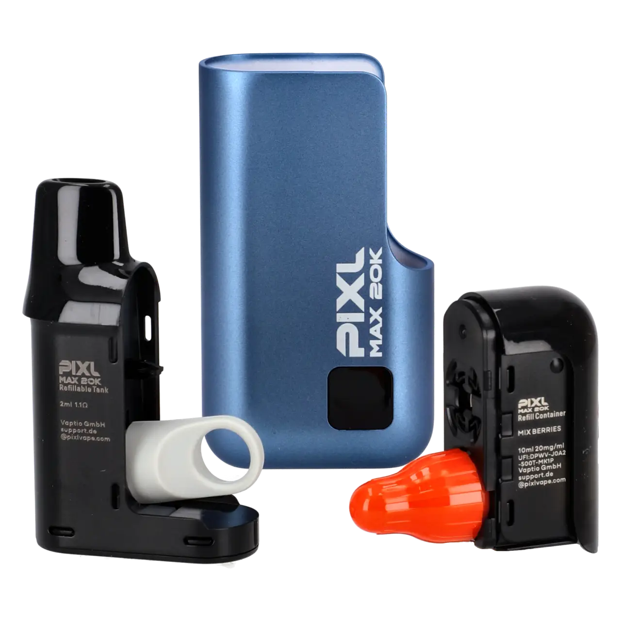 Pixl Vape Gerät Tank und Pod