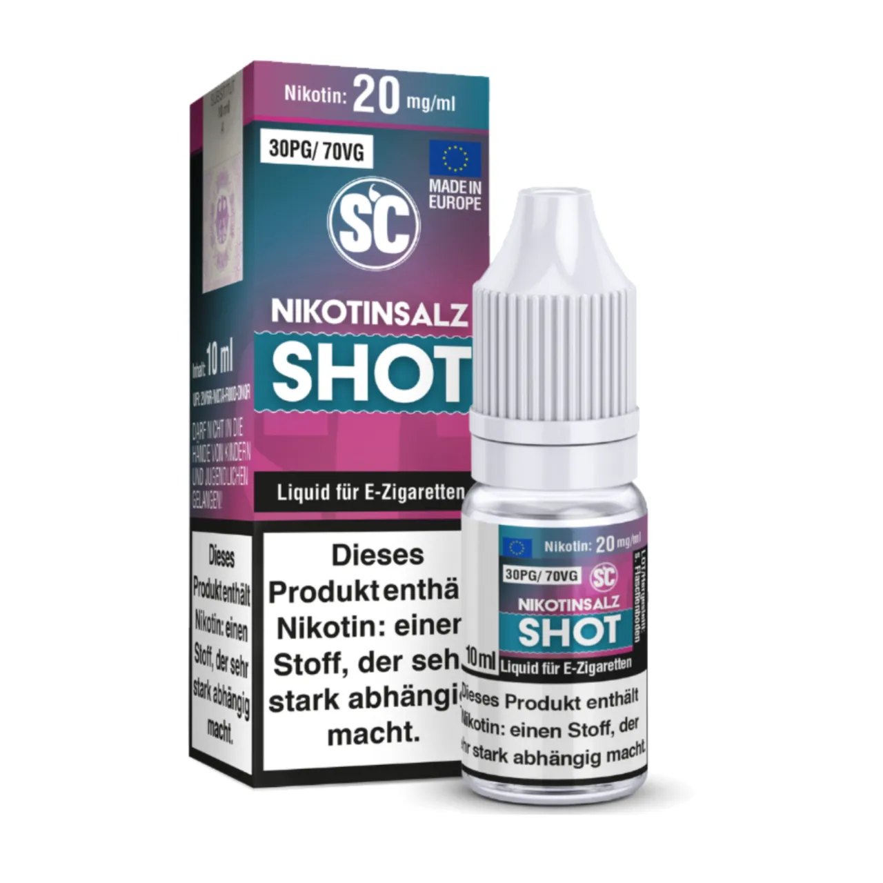 SC Nikotinsalz Shot 30PG:70VG, 10ml