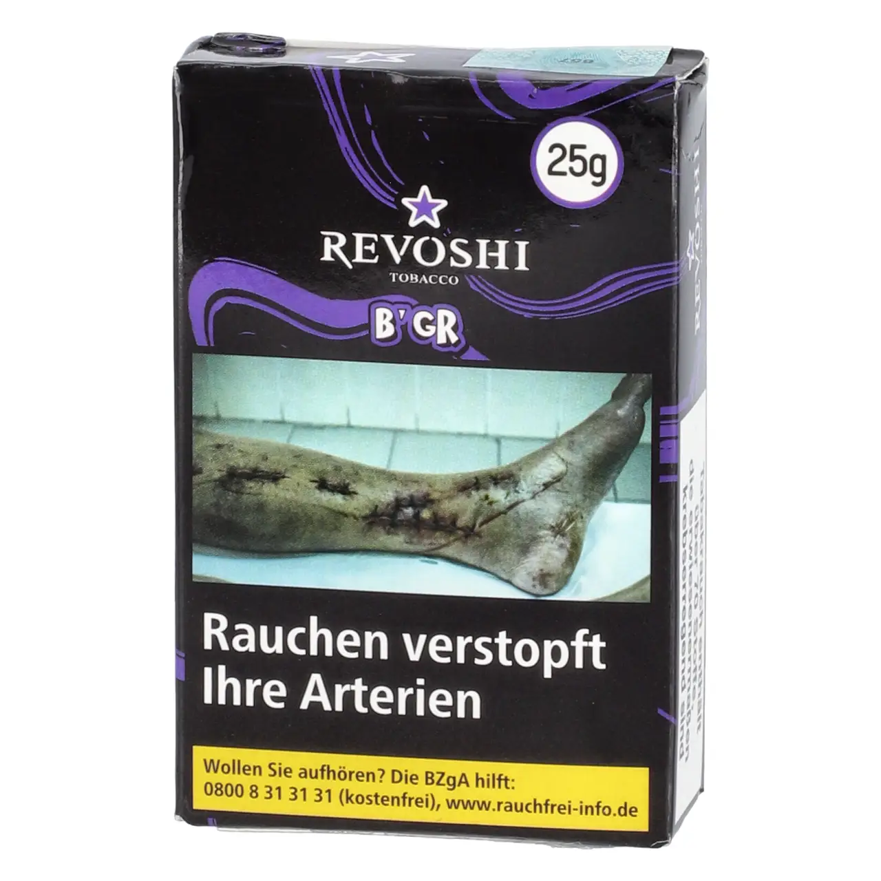 Revoshi Tobacco dunkle Traube (B´Gr) Shisha Tabak, 25g Revoshi Shisha Tabak B GR - dunkle Traube - 25g