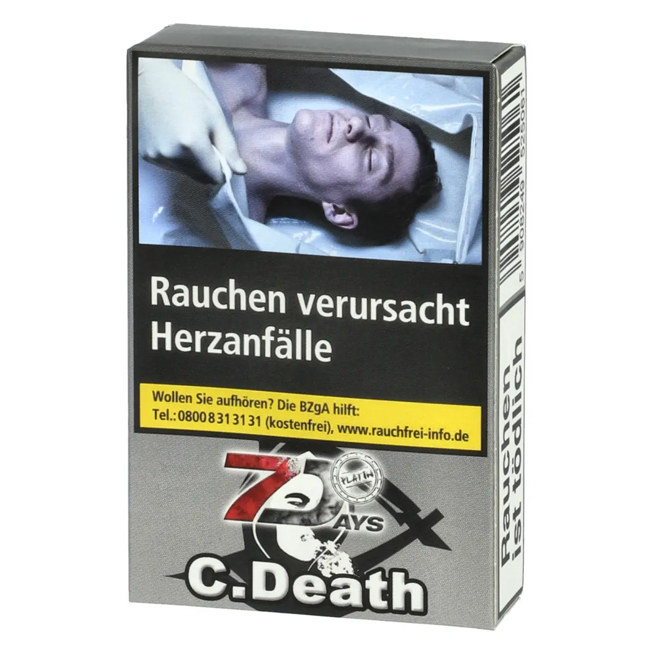 7 Days Platin kühl & erfrischend (C.Death) Shisha Tabak, 25g 7 Days Platin Shisha Tabak C.Death 25g