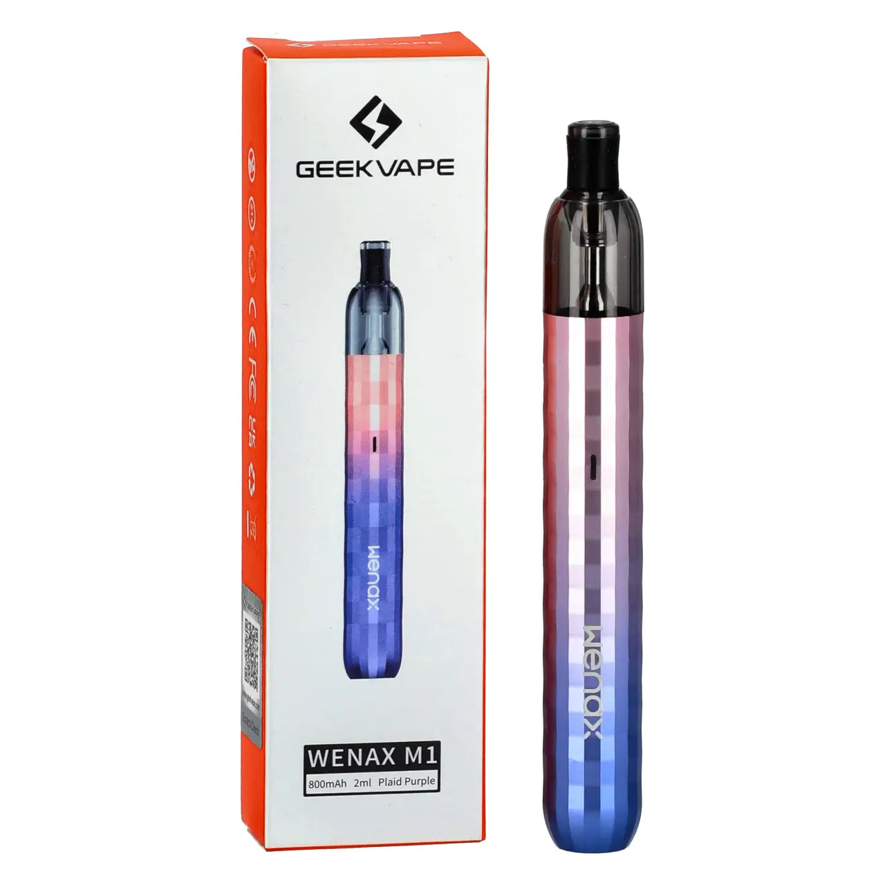 GeekVape Wenax M1 E-Zigaretten-Set in Gradient Purple mit Verpackung