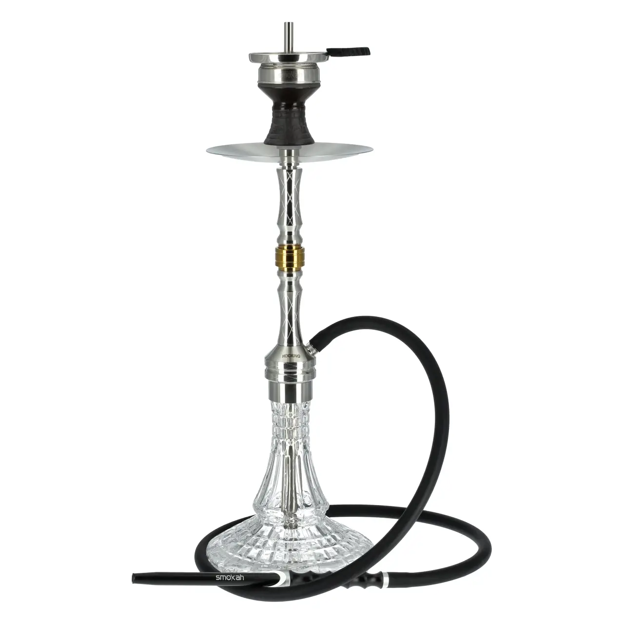 Hooking Edelstahl Shisha Air Flow Komplett-Set, 66 cm Hooking Air Flow Shisha Bowl HK3