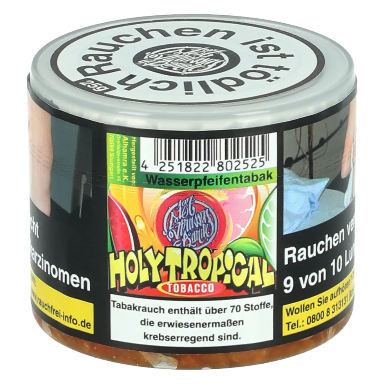 187 Tabak Holy Tropical - tropischer Früchtemix - Shisha Tabak 25g 187 Tabak Holy Tropical - tropischer Früchtemix - 25g
