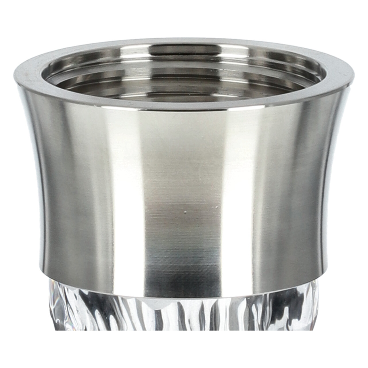 MVP-A36_Gewinde-cl Aladin MVP A36 Edelstahl Shisha Clear Pattern, 36 cm hoch