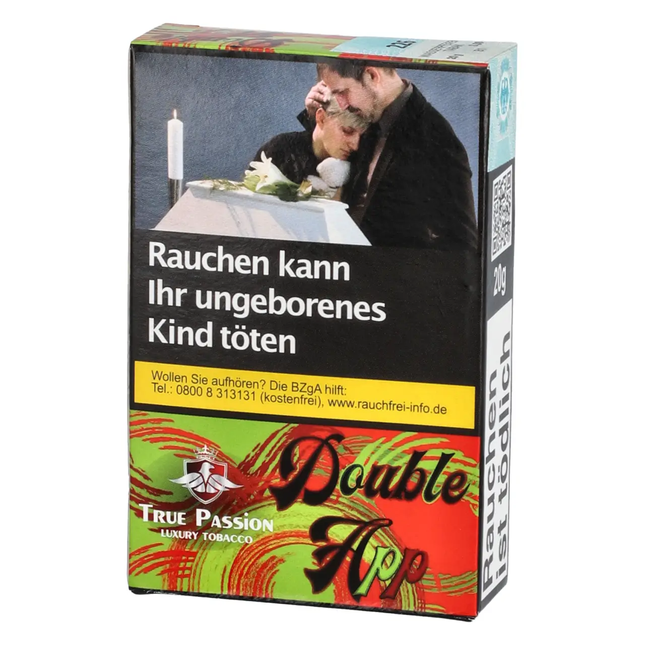 True Passion Shisha Tabak Double App - Doppelapfel - 20g