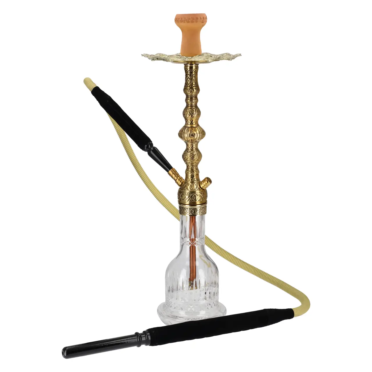 2Brothers Tradi Shisha aus Messing - Classic Bowl - 68cm 2Brothers Tradi Shisha mit Bowl Classic