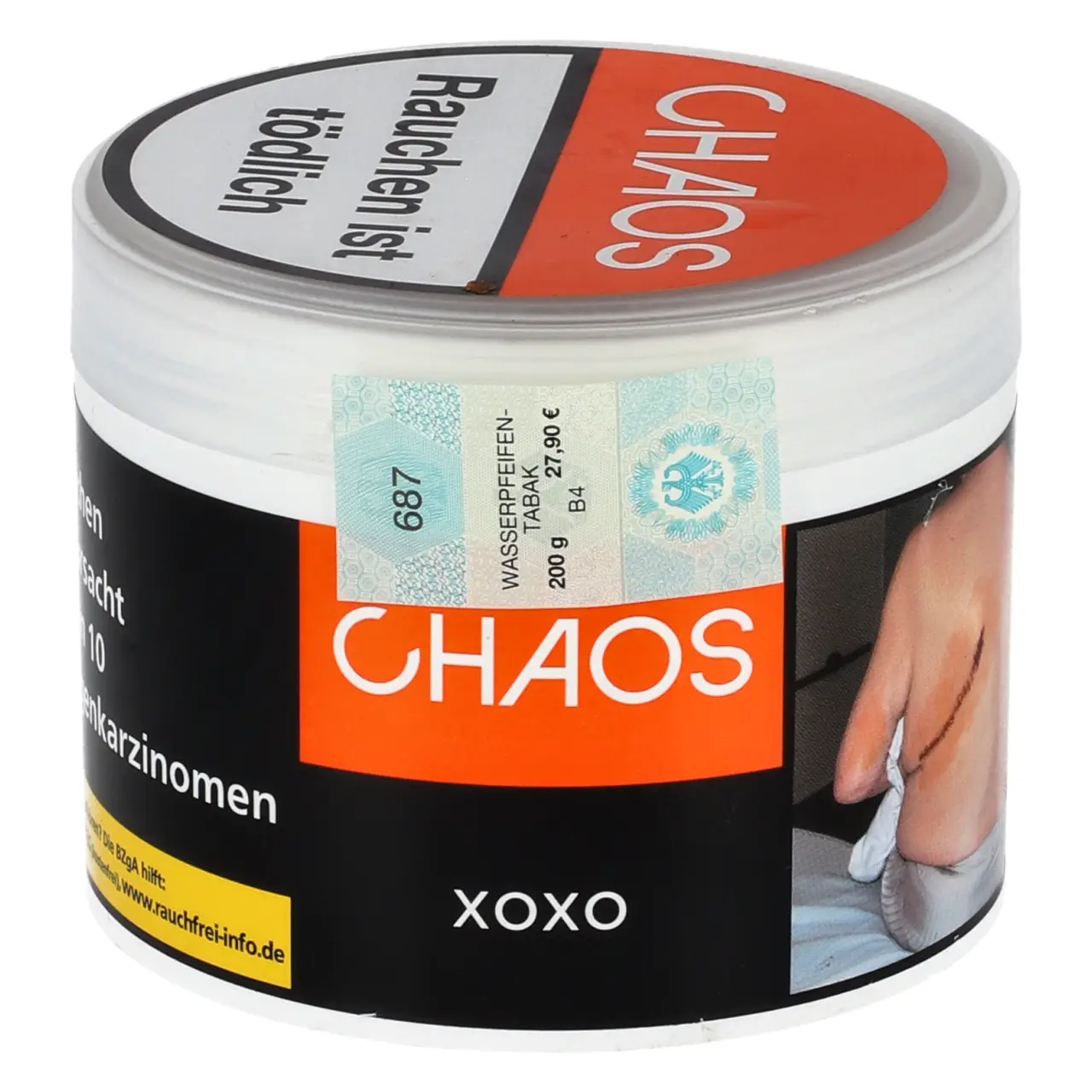 Chaos Xoxo Shisha Tabak 200g Chaos Xoxo Shisha Tabak 200g