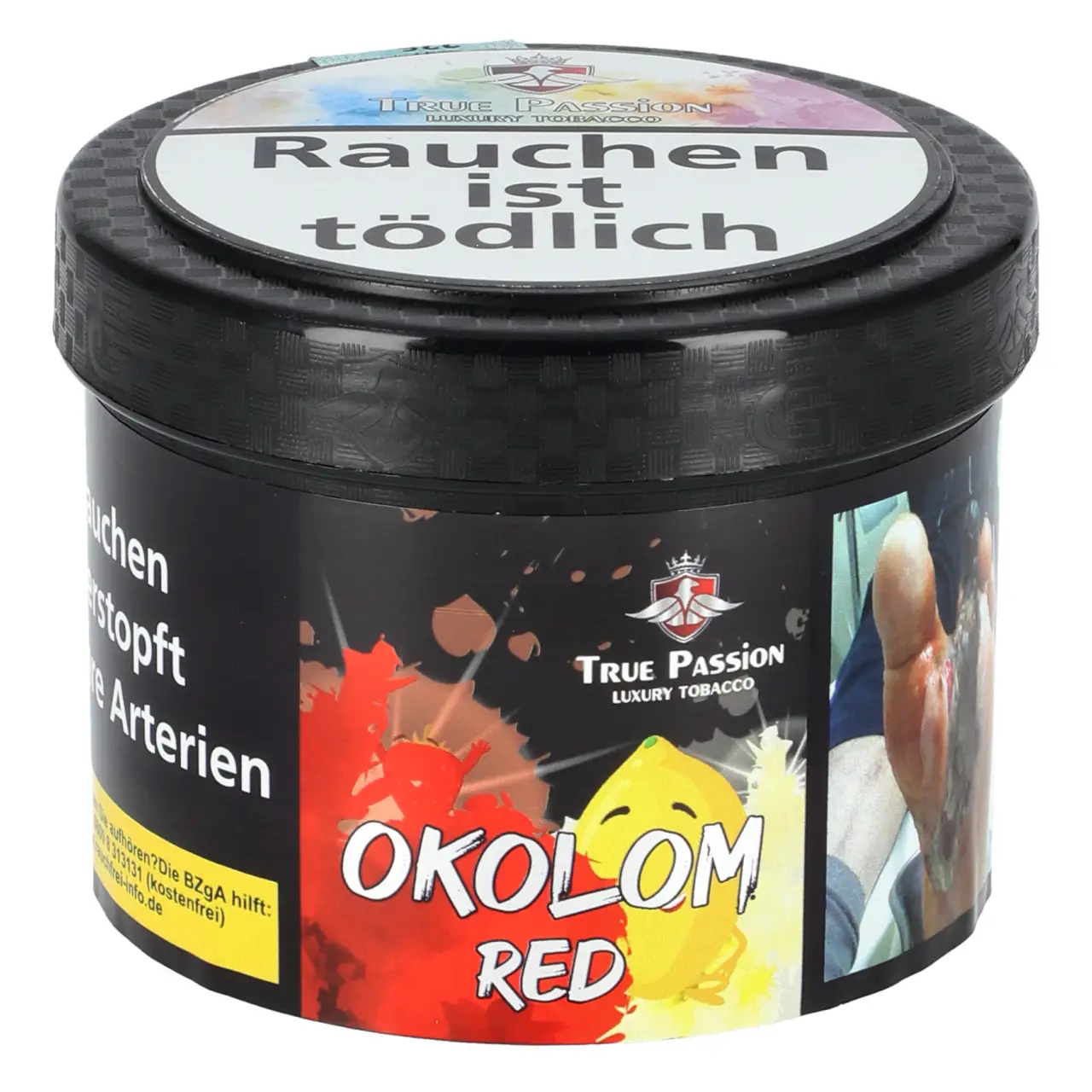 True Passion Tabak Okolom Red - Drachenfrucht Erdbeere Holunder Limette - Shisha Tabak 200g True Passion Okolom Red Shisha Tabak 200g Dose