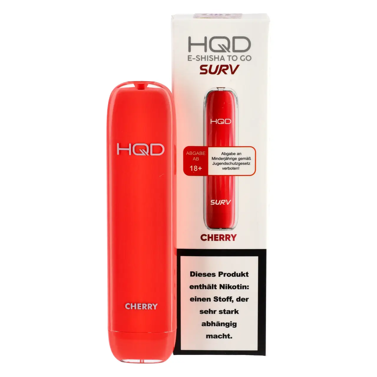 HQD Surv Kirsche (Cherry) Einweg E-Shisha, 2ml Cherry - HQD Surv Einweg Vape