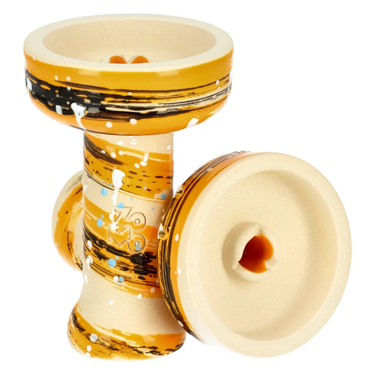 Kong Phunnel Zomo Edition Daisy Tiger Tabakkopf Einloch Kong Phunnel Zomo Edition Daisy Tiger von Vorne