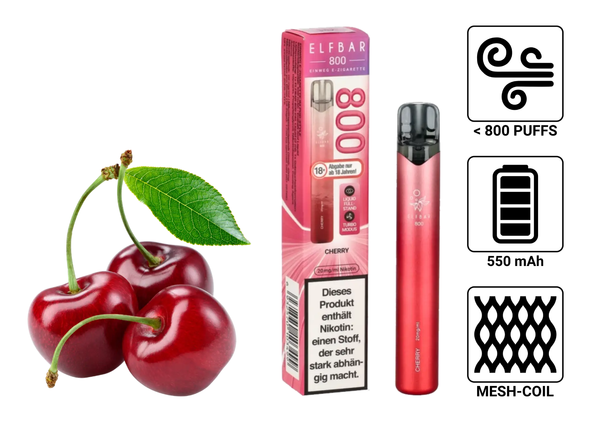Elfbar 800 Cherry