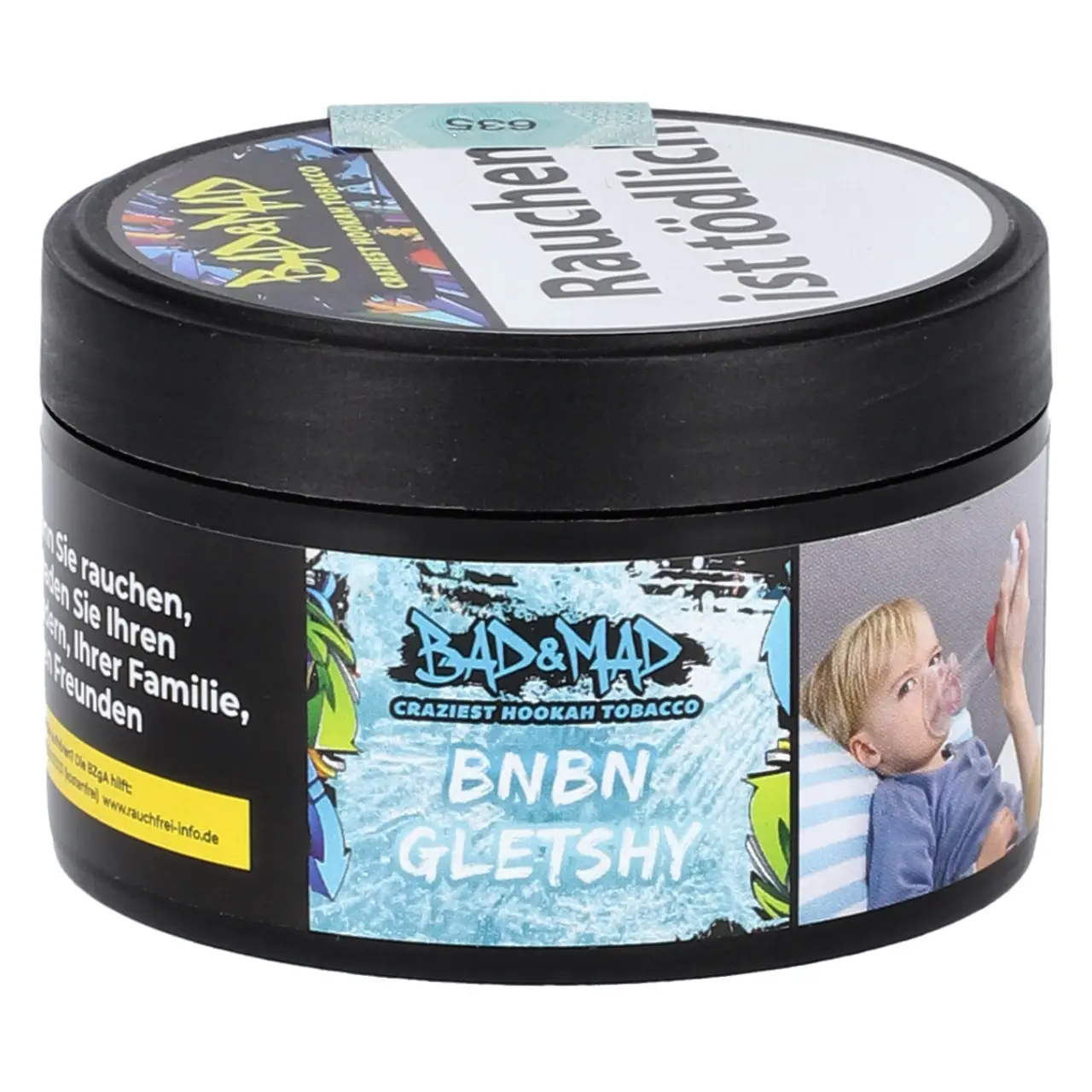 Bad & Mad Eisbonbon (Bnbn Gletshy) Shisha Tabak, 25g Bad & Mad Shisha Tabak Bnbn Gletshy - Eisbonbon - 25g