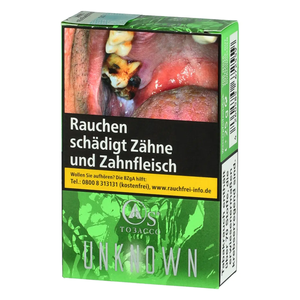 O´s Tobacco Shisha Tabak Unknown - Kaktusfeige Limette Früchtemix - 25g