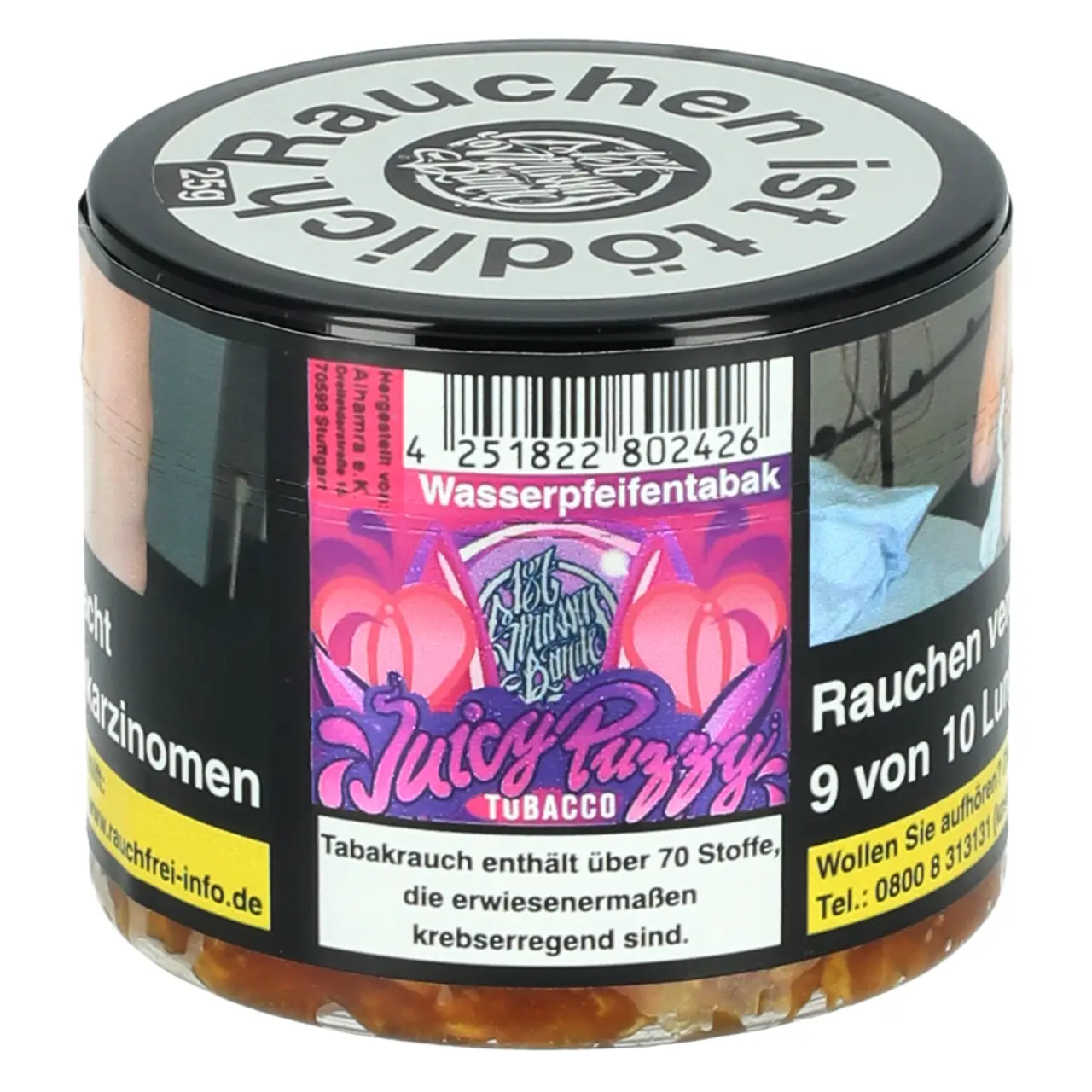 187 Tabak Juicy Puzzy - Zitrone Blaubeere Honig - Shisha Tabak 25g 187 Tabak Juicy Puzzy - Zitrone Blaubeere Honig - 25g