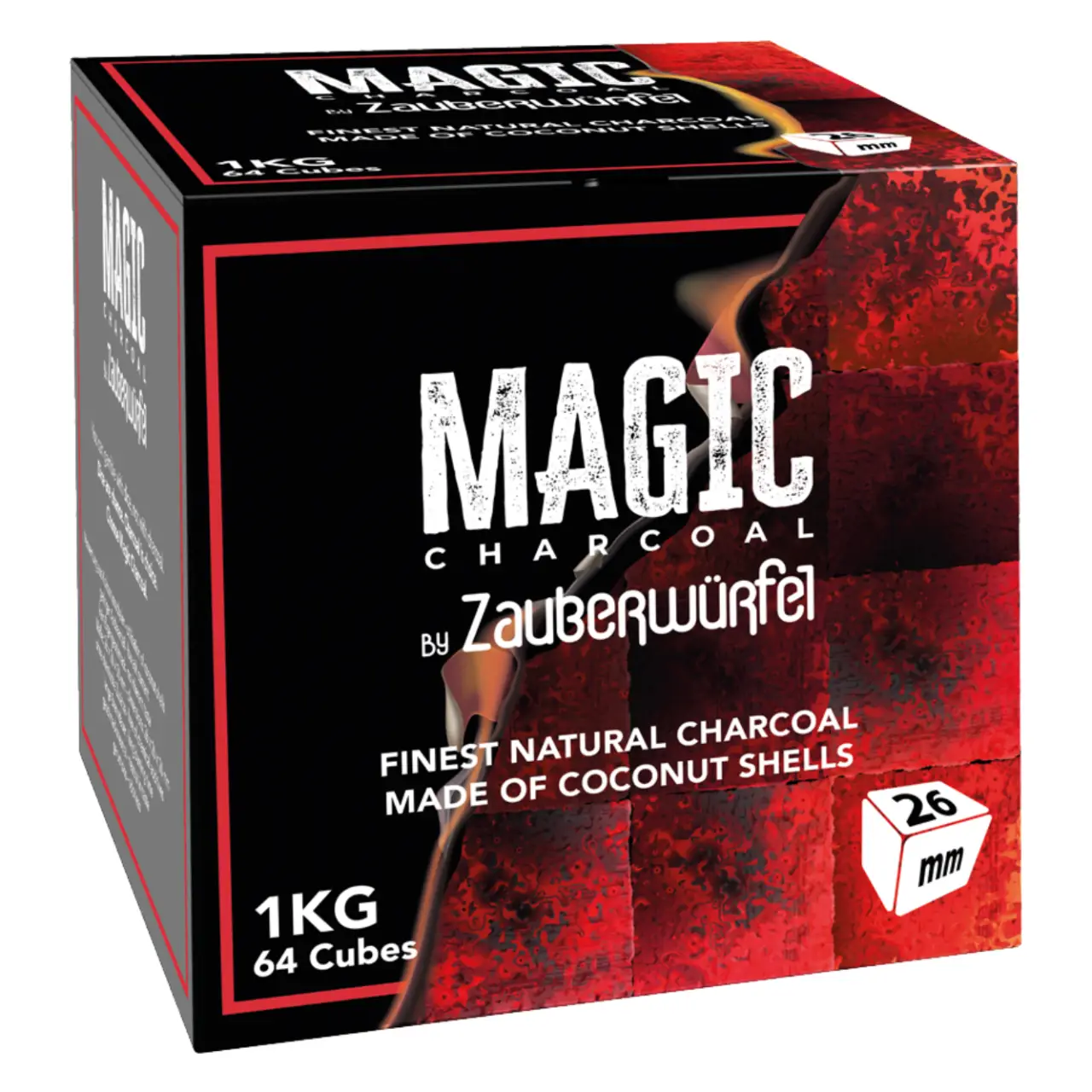 Magic Shisha Naturkohle by Zauberwürfel, 26mm, 1kg