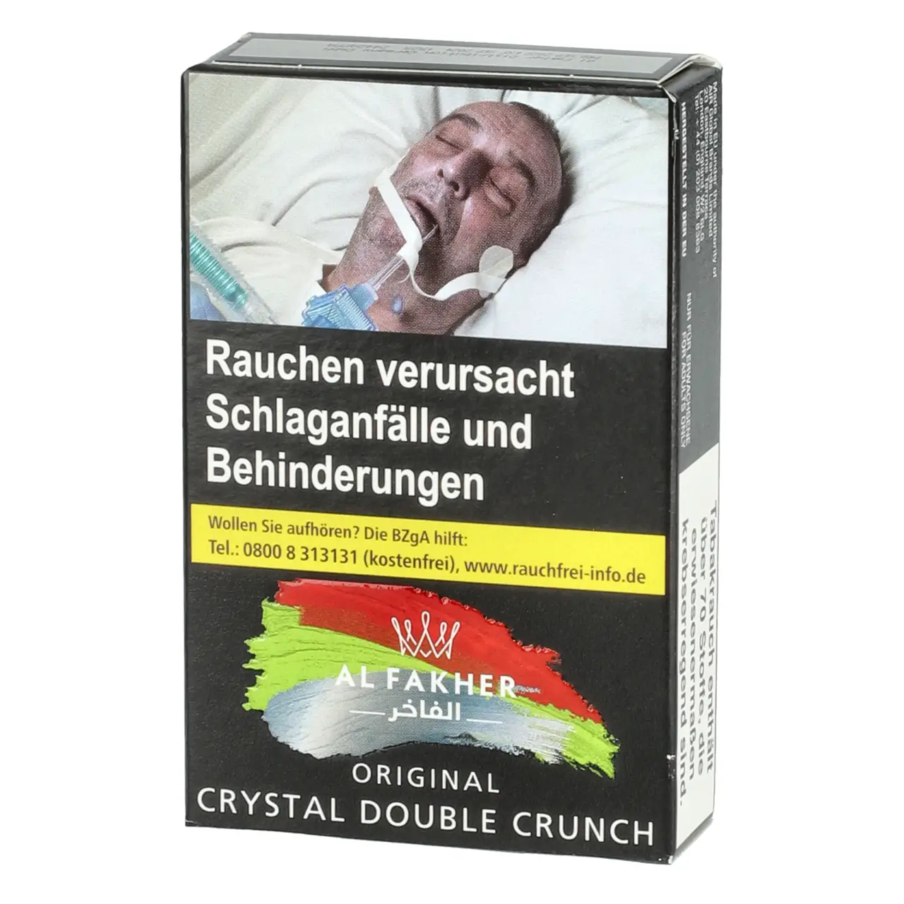 Al Fakher Shisha Tabak Crystal Double Crunch - kühler Doppelapfel - 25g