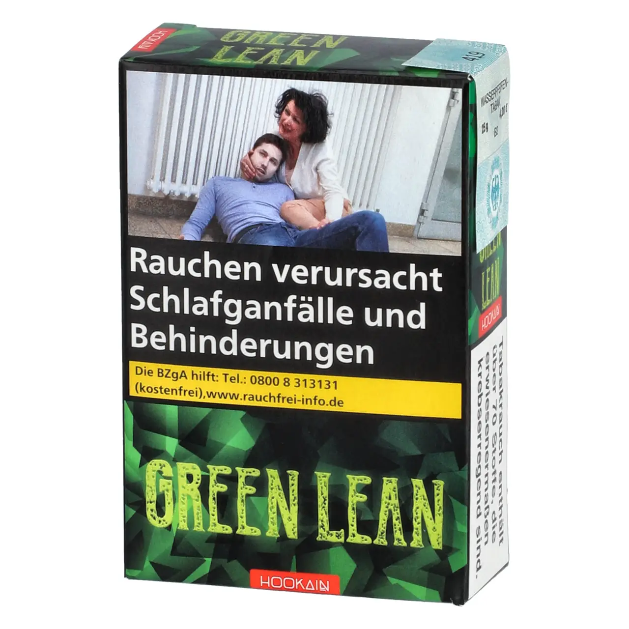 Hookain Shisha Tabak Green Lean - kühle Limette - 25g
