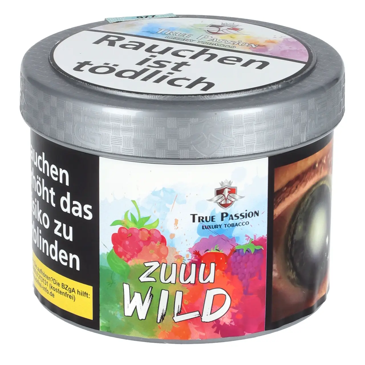 True Passion Tabak Zuuu Wild - Wildbeeren-Mix - Shisha Tabak 200g True Passion Zuuu Wild Shisha Tabak 200g Dose