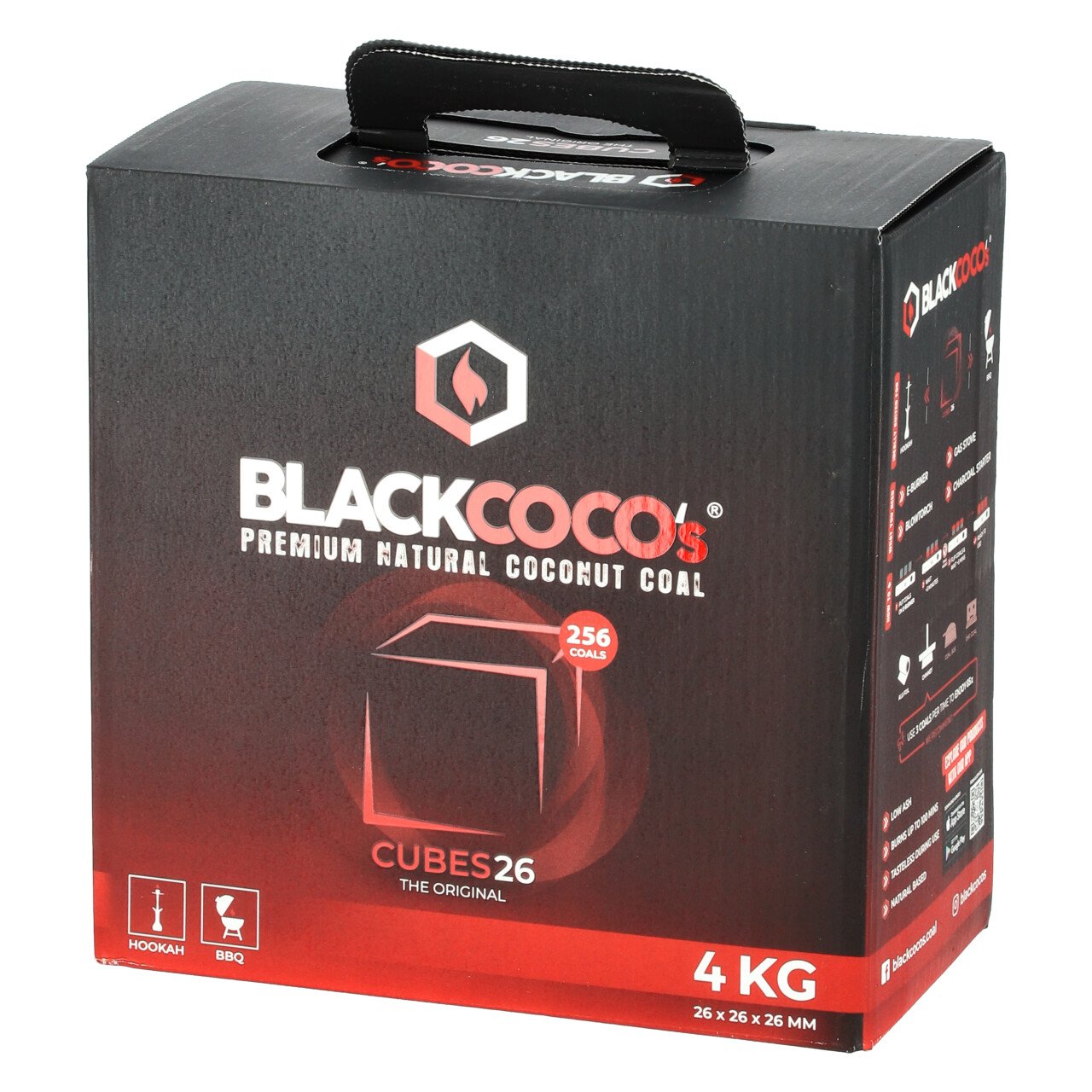 Blackcoco's Cubes26 Premium Kokoskohle, 4 kg