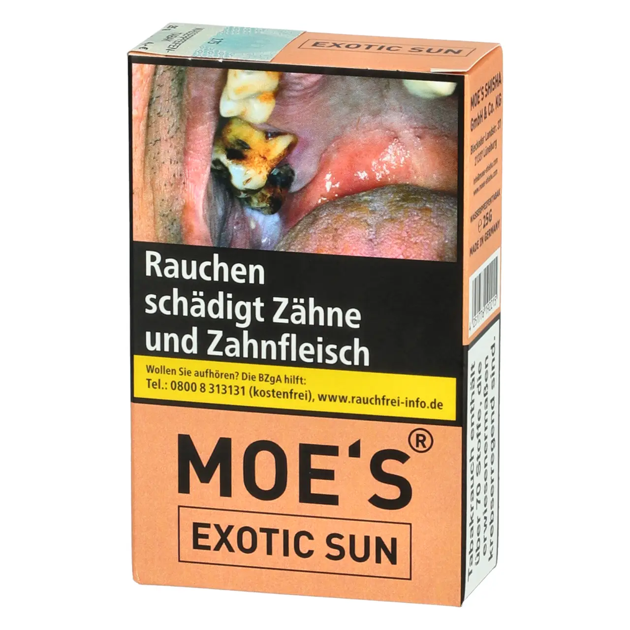 Moe´s Tobacco Mango (Exotic Sun) Shisha Tabak, 25g Moe´s Shisha Tabak Exotic Sun - Mango - 25g