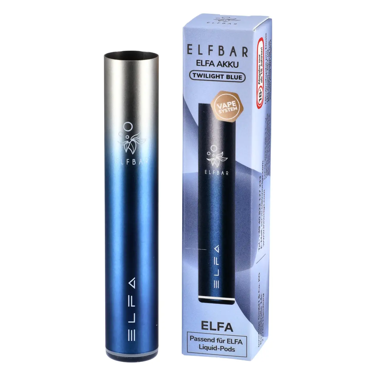 Elfbar ELFA Akku Farbe Twilight Blue - passend für ELFA Pods