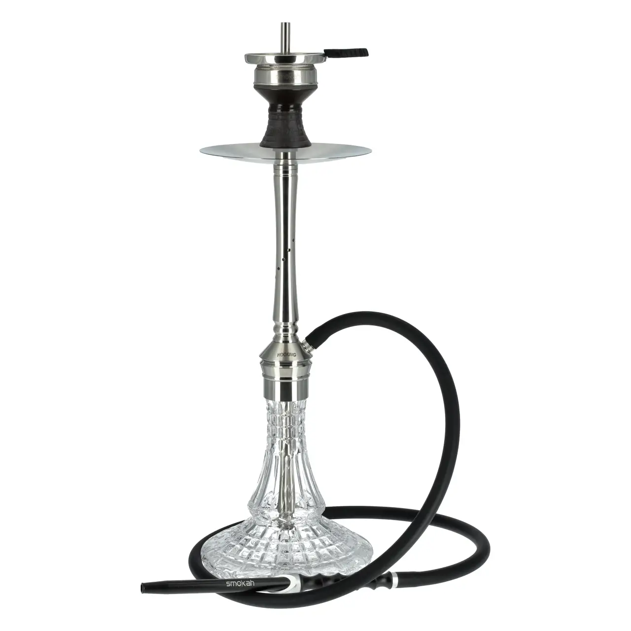 Hooking Edelstahl Shisha Crown Komplett-Set, 65 cm Hooking Crown Shisha Bowl HK3