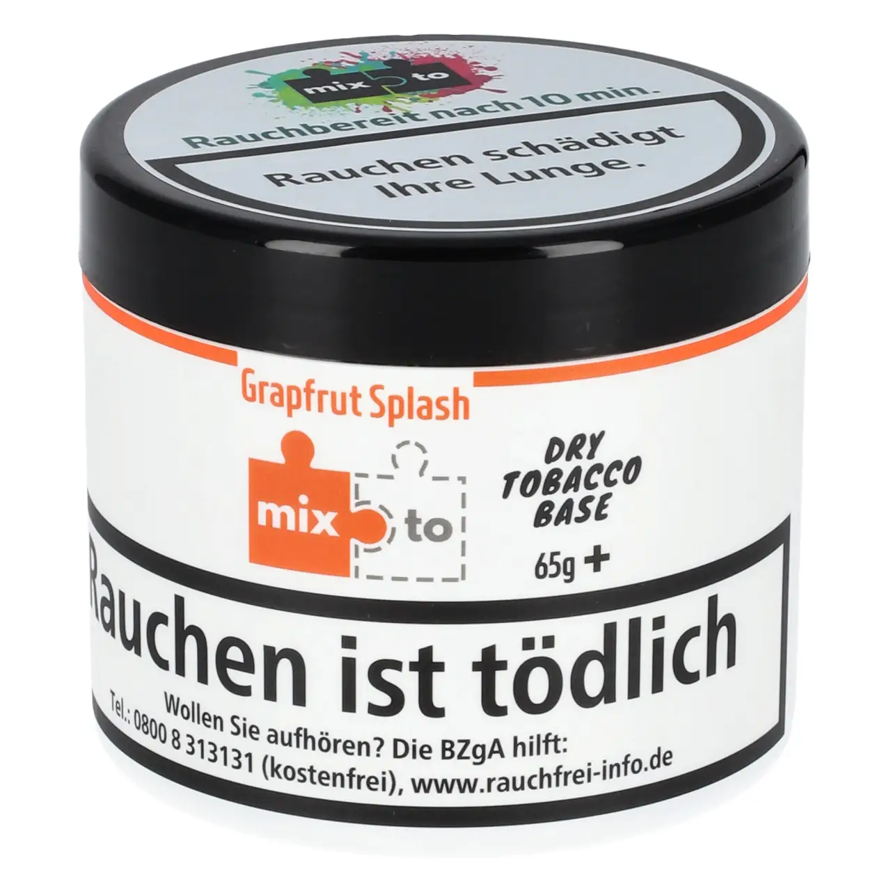 Mixto Grapefruit Minze (Grapfrut Splash) Dry Tobacco Base Pfeifentabak, 65g Mixto Dry Tobacco Base Pfeifentabak Grapfrut Splash - Grapefruit Minze - 65g
