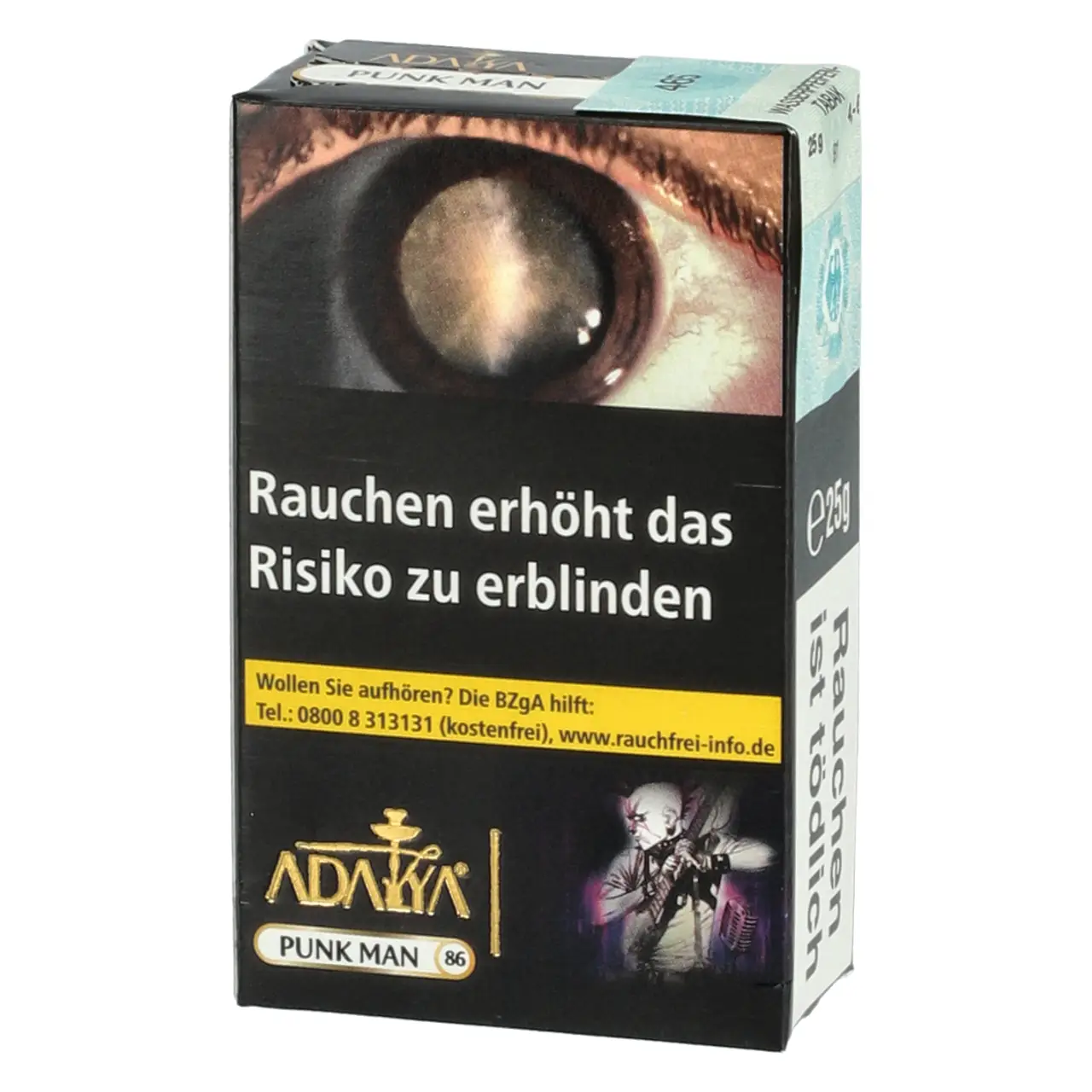 Adalya Shisha Tabak Punk Man - Blaubeere Erdbeere Himbeere - 25g