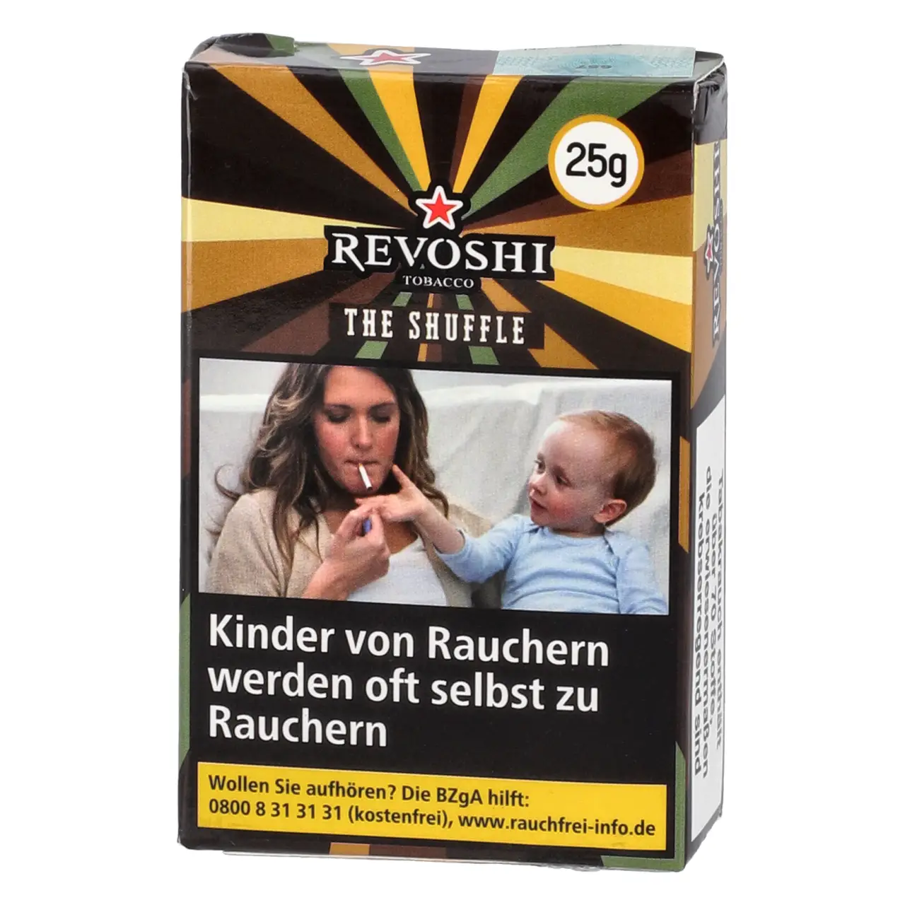 Revoshi Dark Blend Zigarre Vanille (The Shuffle) Shisha Tabak, 25g Revoshi Dark Blend Shisha Tabak The Shuffle - Zigarre Vanille - 25g