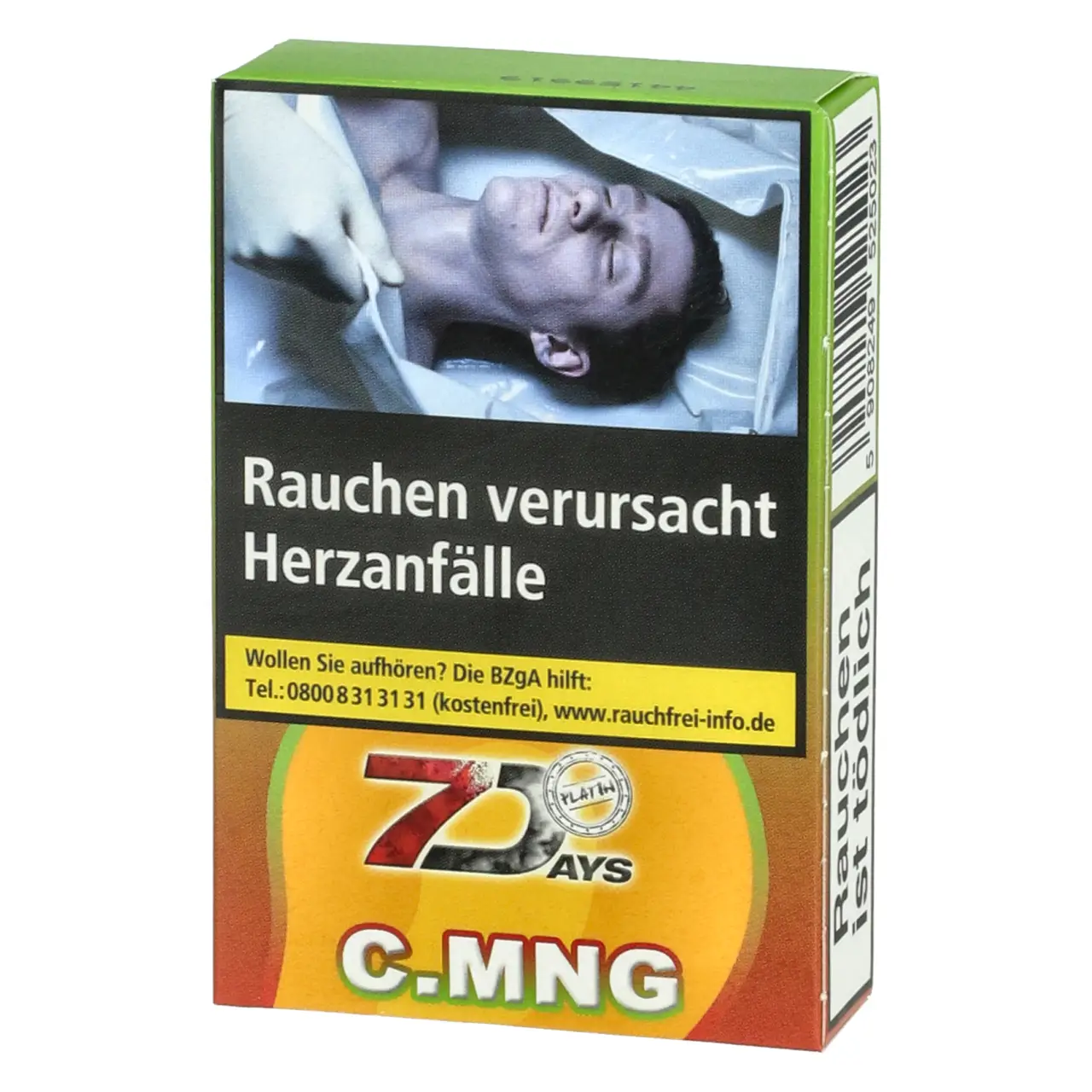 7 Days Platin kühle Mango (C.Mng) Shisha Tabak, 25g 7 Days Platin Shisha Tabak C.MNG 25g